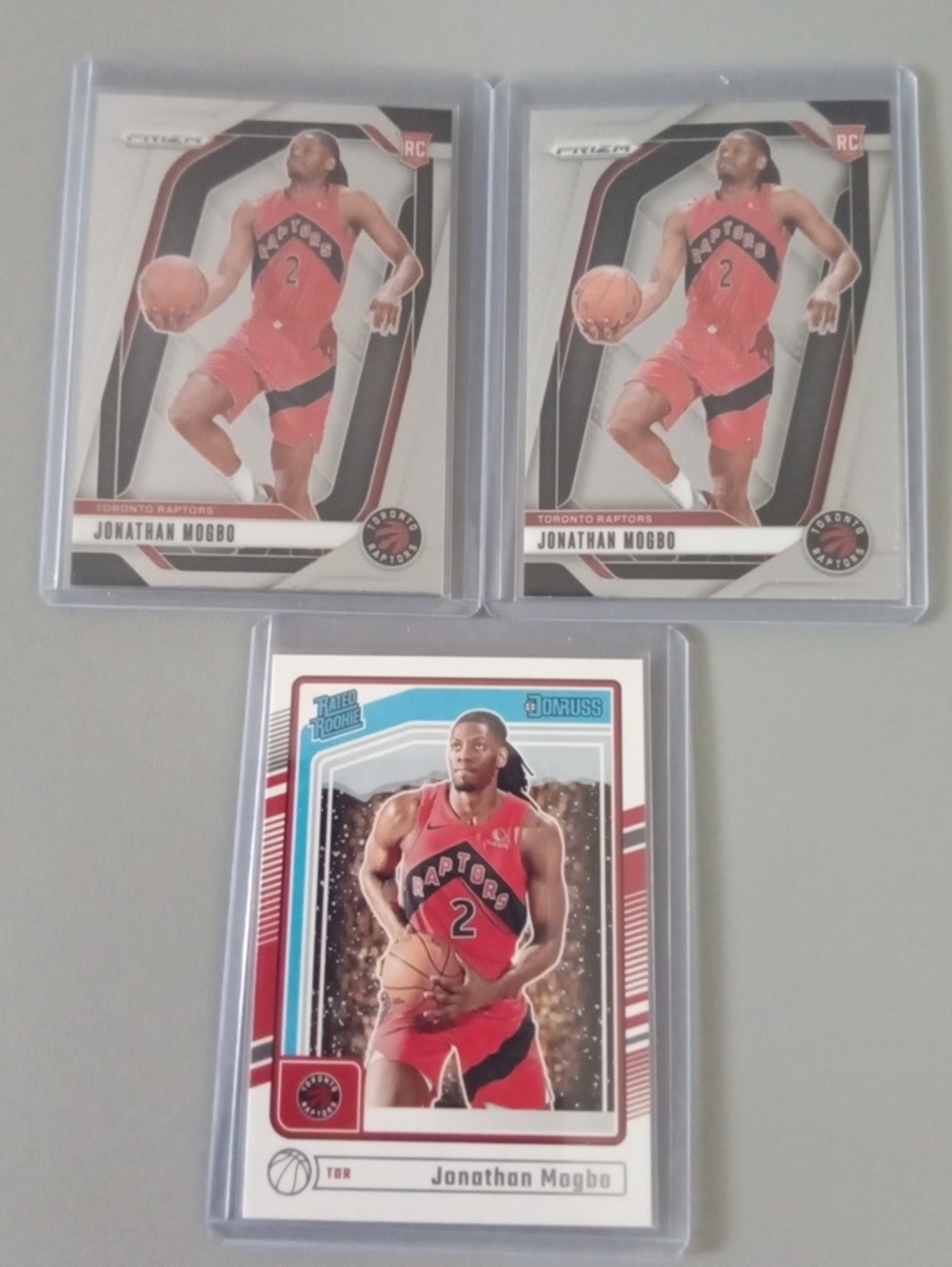 Panini Jonathan Mogbo Rookie Cards - Red